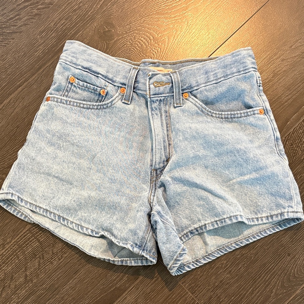 Levi's Light Blue Jean Shorts